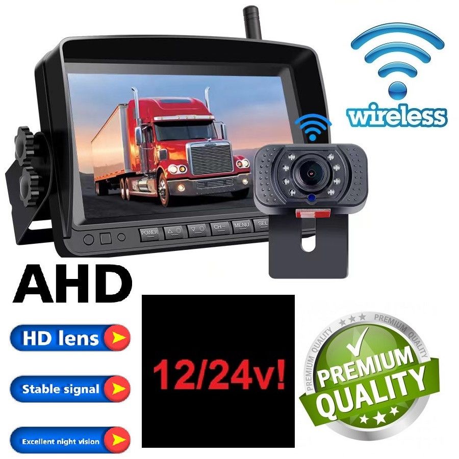 AHD WIRELESS SET - UNIVERZALNA LED PARKING KAMERA + MONITOR 7" (17.8cm.) Beograd Zemun